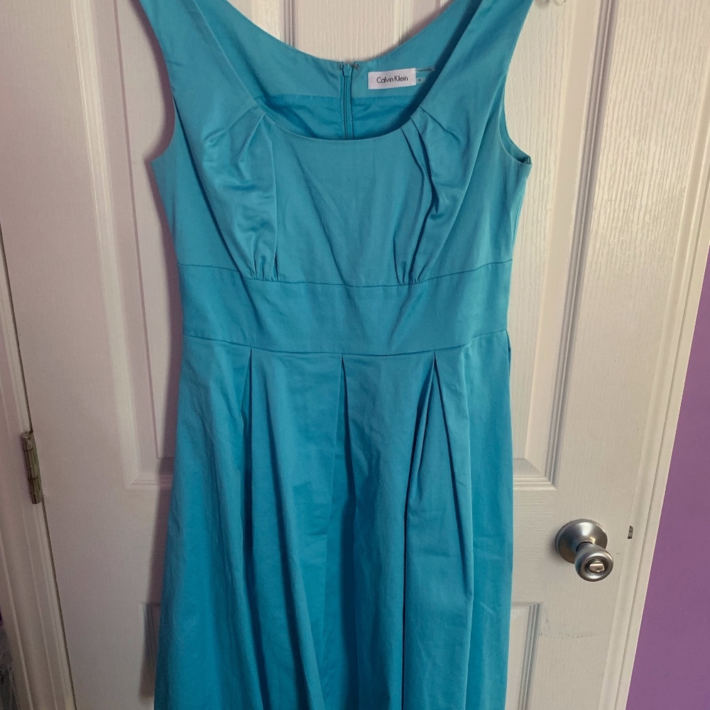 Calvin Klein Light Blue formal dress size 8